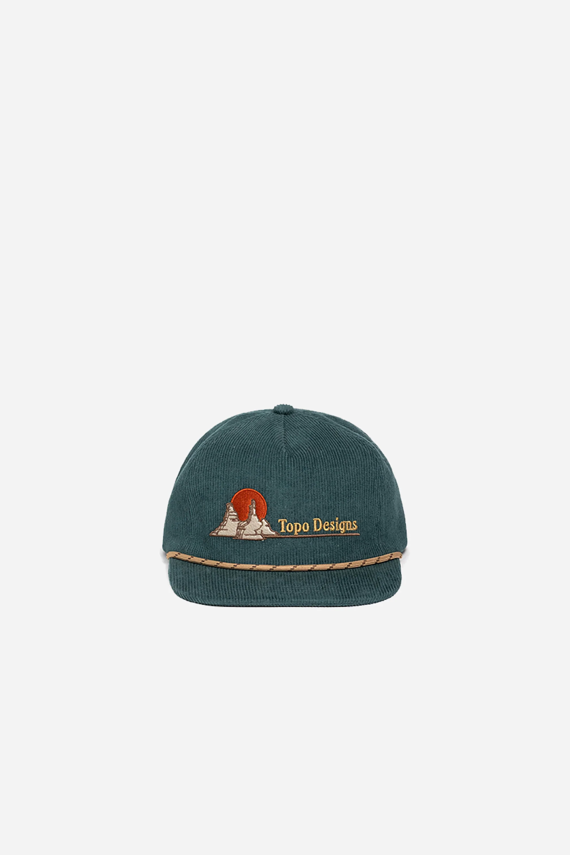 Corduroy Trucker Hat Oasis Forest - Image 2