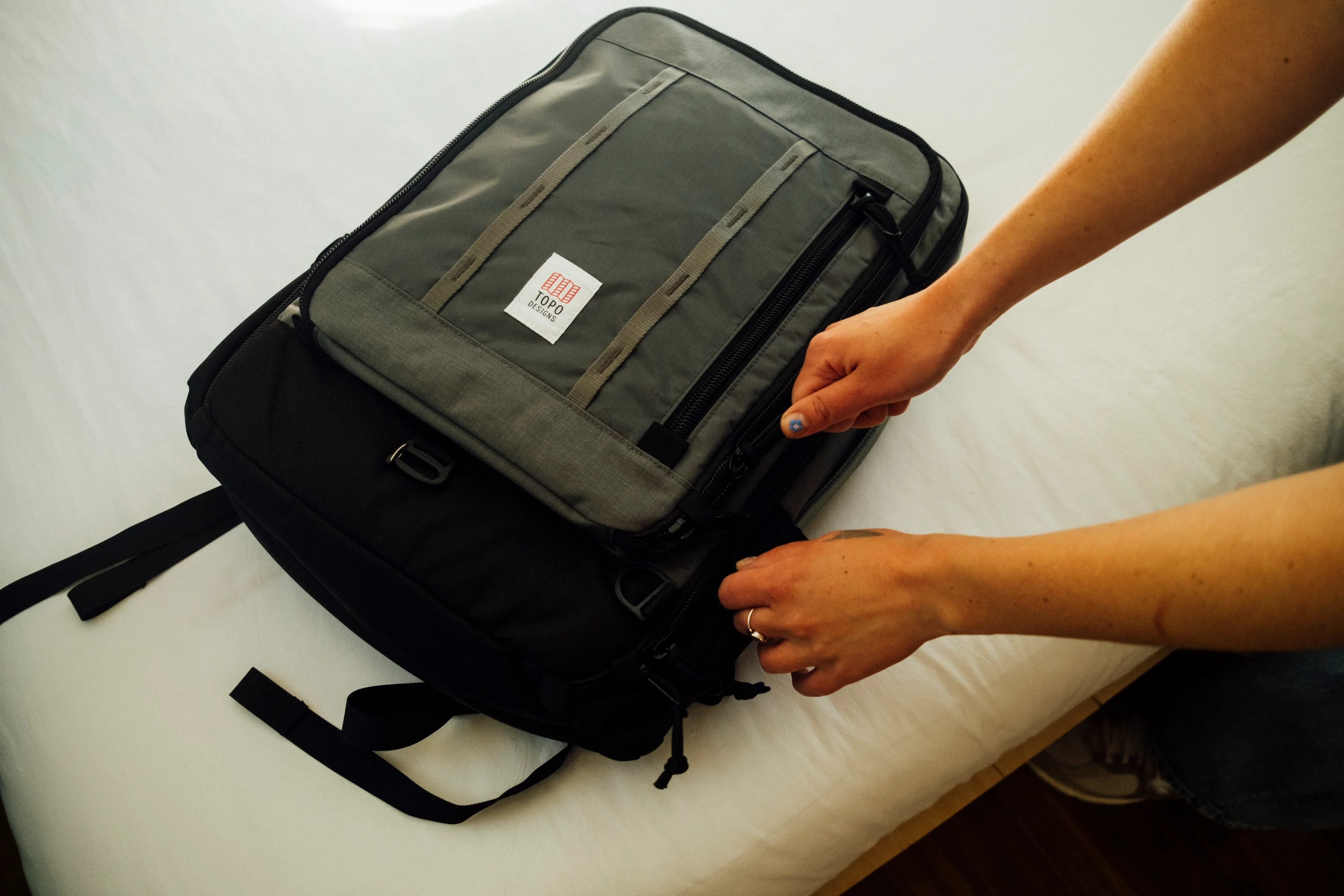 Global Travel Bag 30L Caribbean/Dark Khaki - Image 8