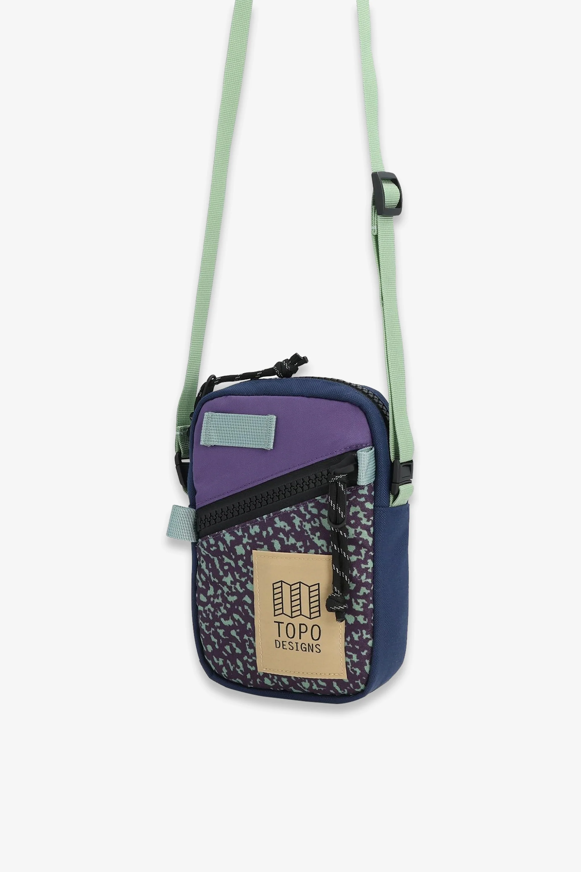Mini Shoulder Bag 1L Loganberry/Crackle - Image 3