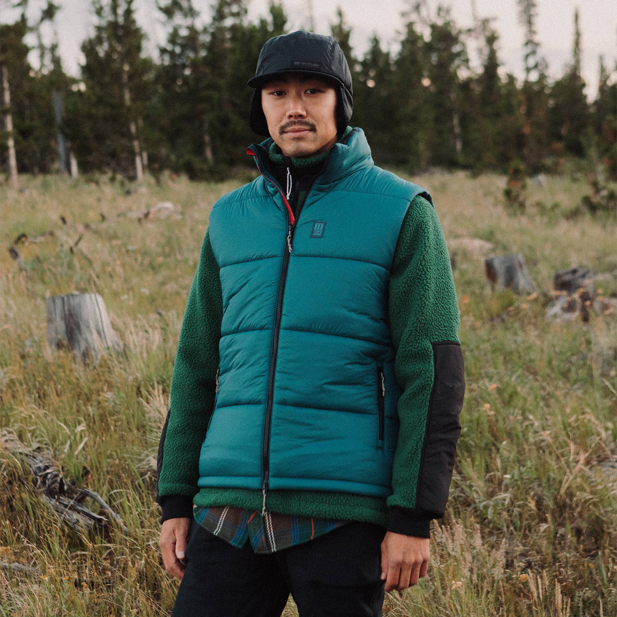 Mountain Puffer Vest M Forest - Image 3