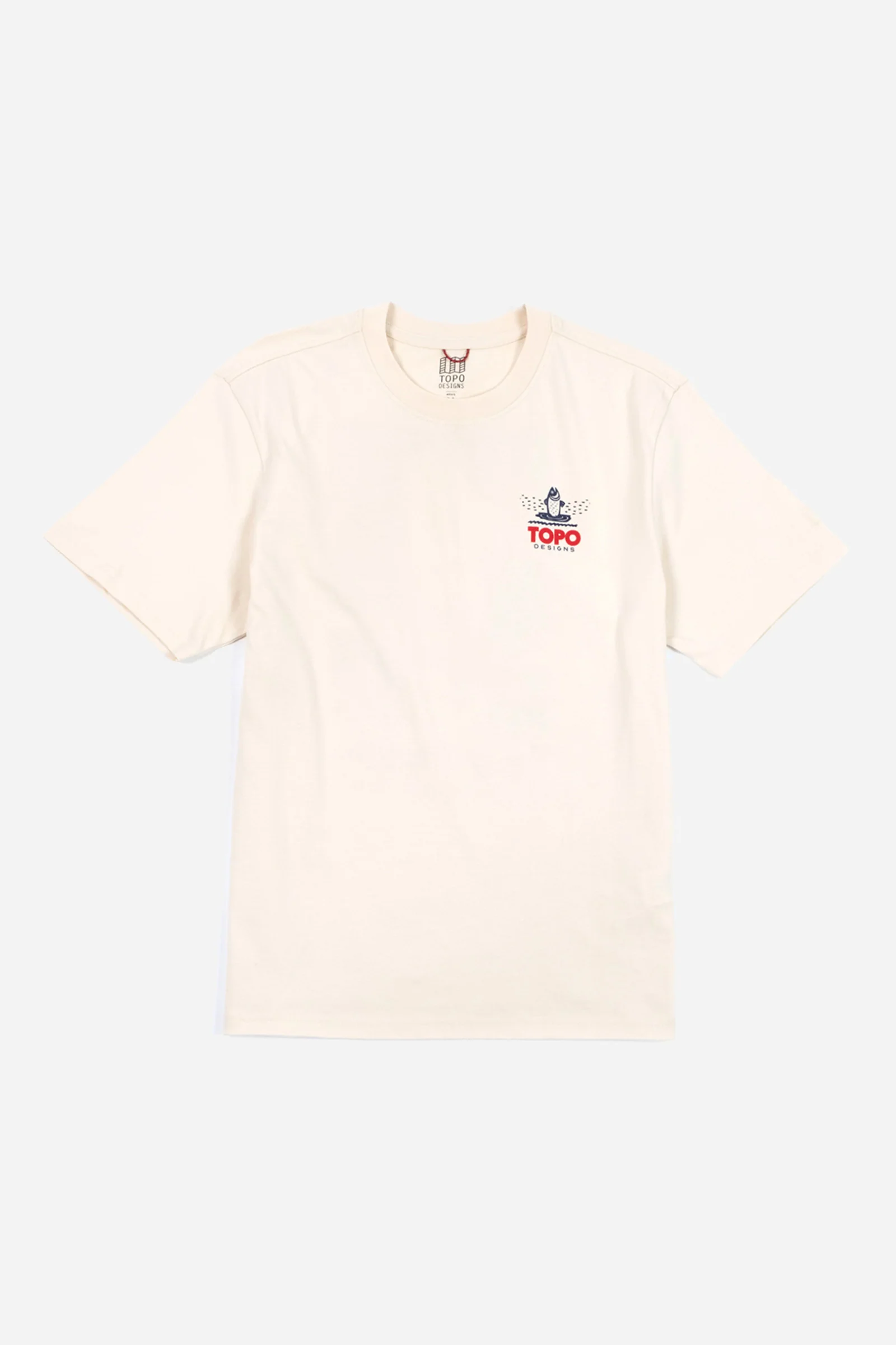 Mountain River Tee Mens Bone White