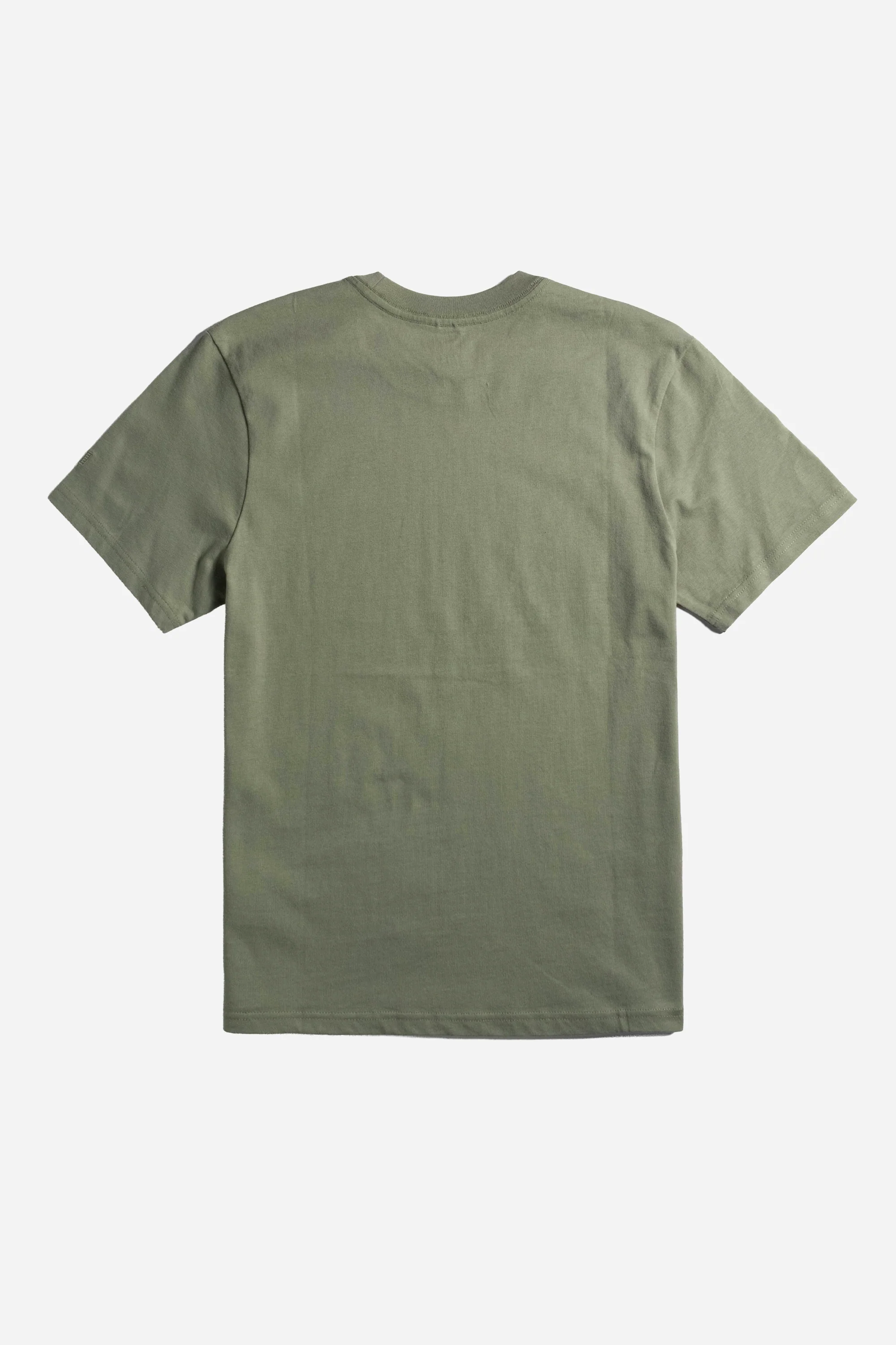 Mountain Scene Tee Mens Oil Green - Image 2