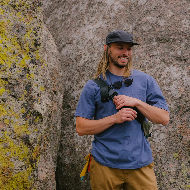 Nylon Camp Hat Brick - Image 3