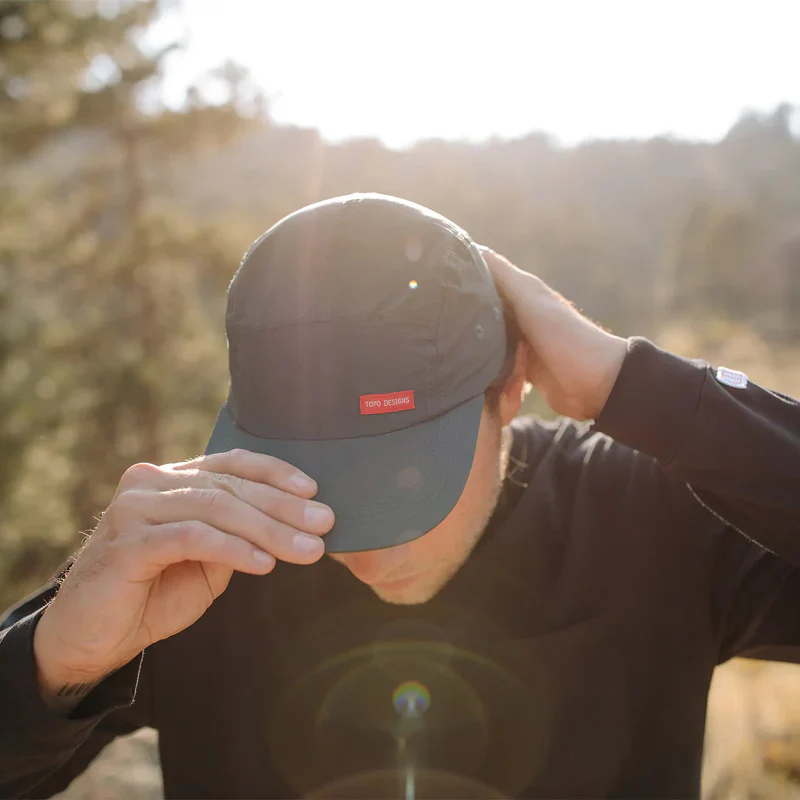 Nylon Camp Hat Brick - Image 5