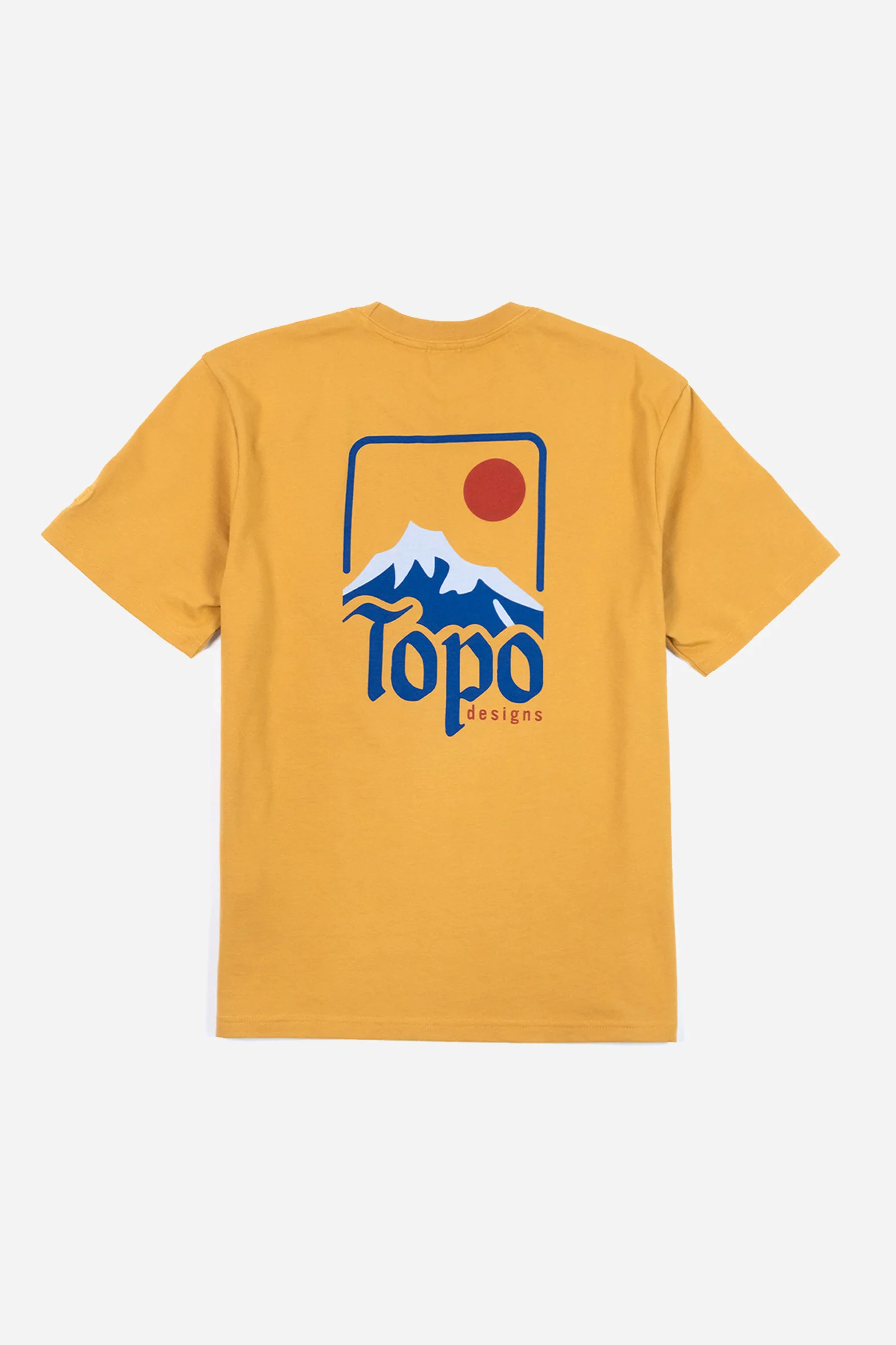 Peak Tee Mens Goldenrod - Image 2