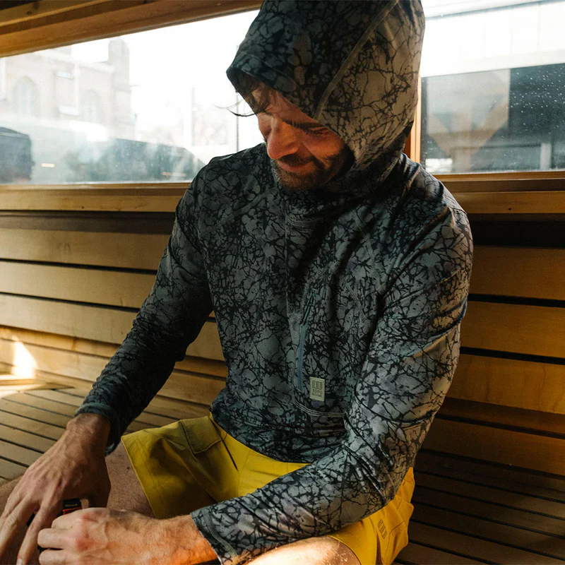 Sun Hoodie Mens Bone White - Image 4