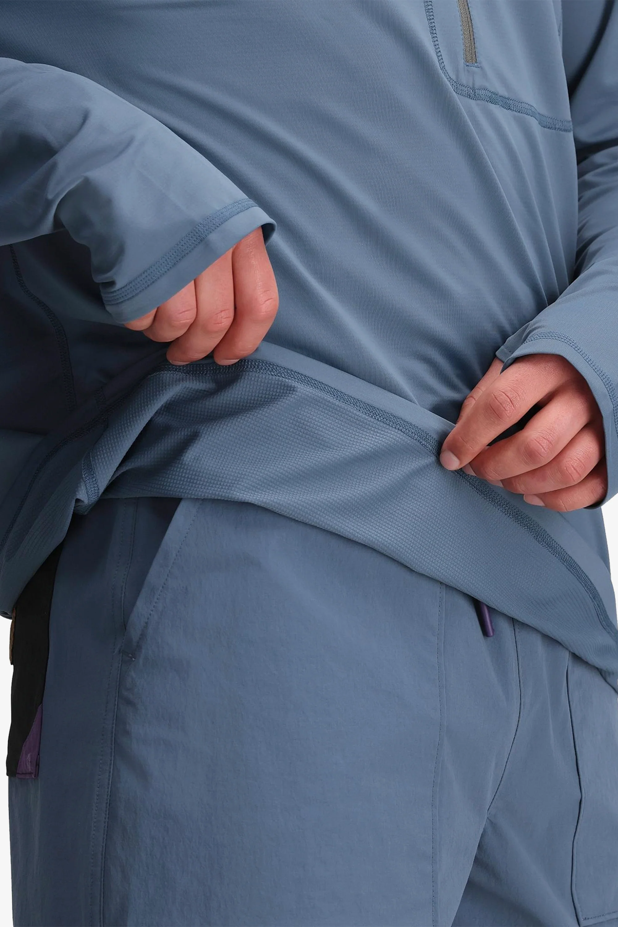 Sun Hoodie Mens Stone Blue - Image 4