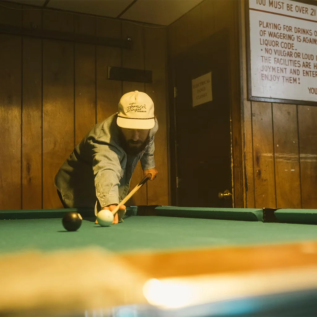 Corduroy Trucker Hat Topo Script Bone White - Image 4
