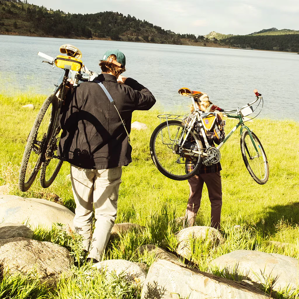 Bike Frame Bag Black/Neutral - Image 5