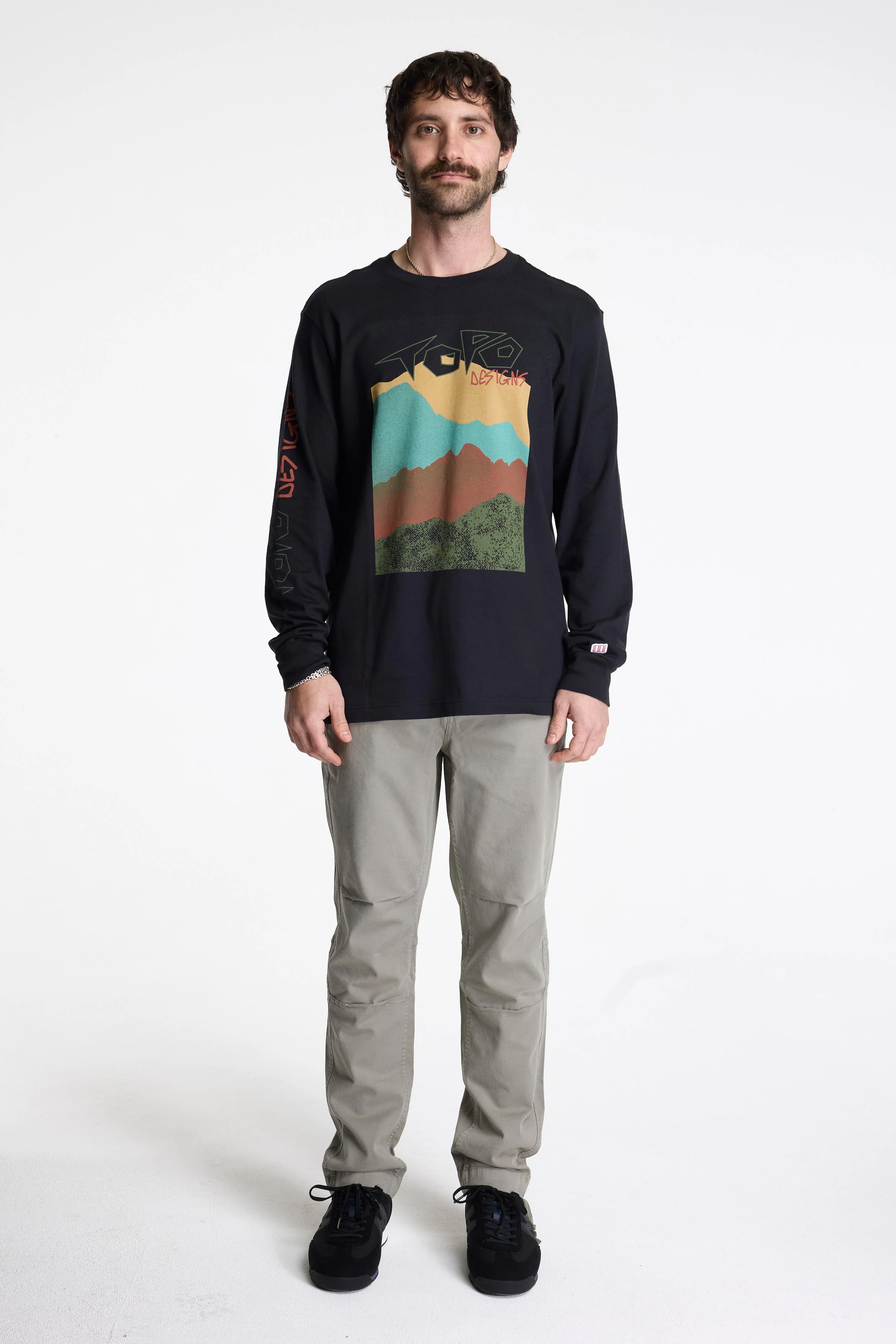 Outlook Tee L/S Mens Black - Image 3