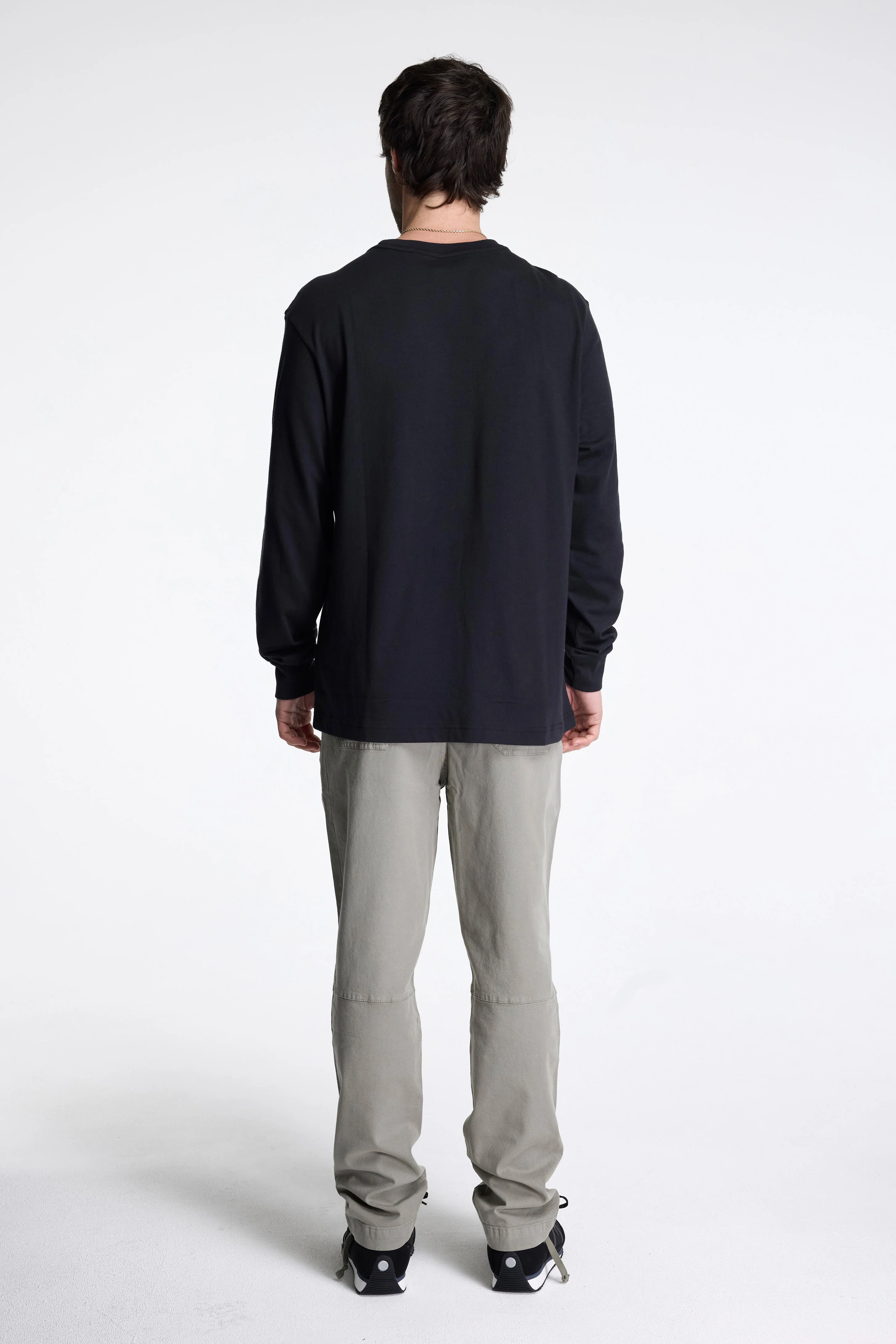 Outlook Tee L/S Mens Black - Image 4