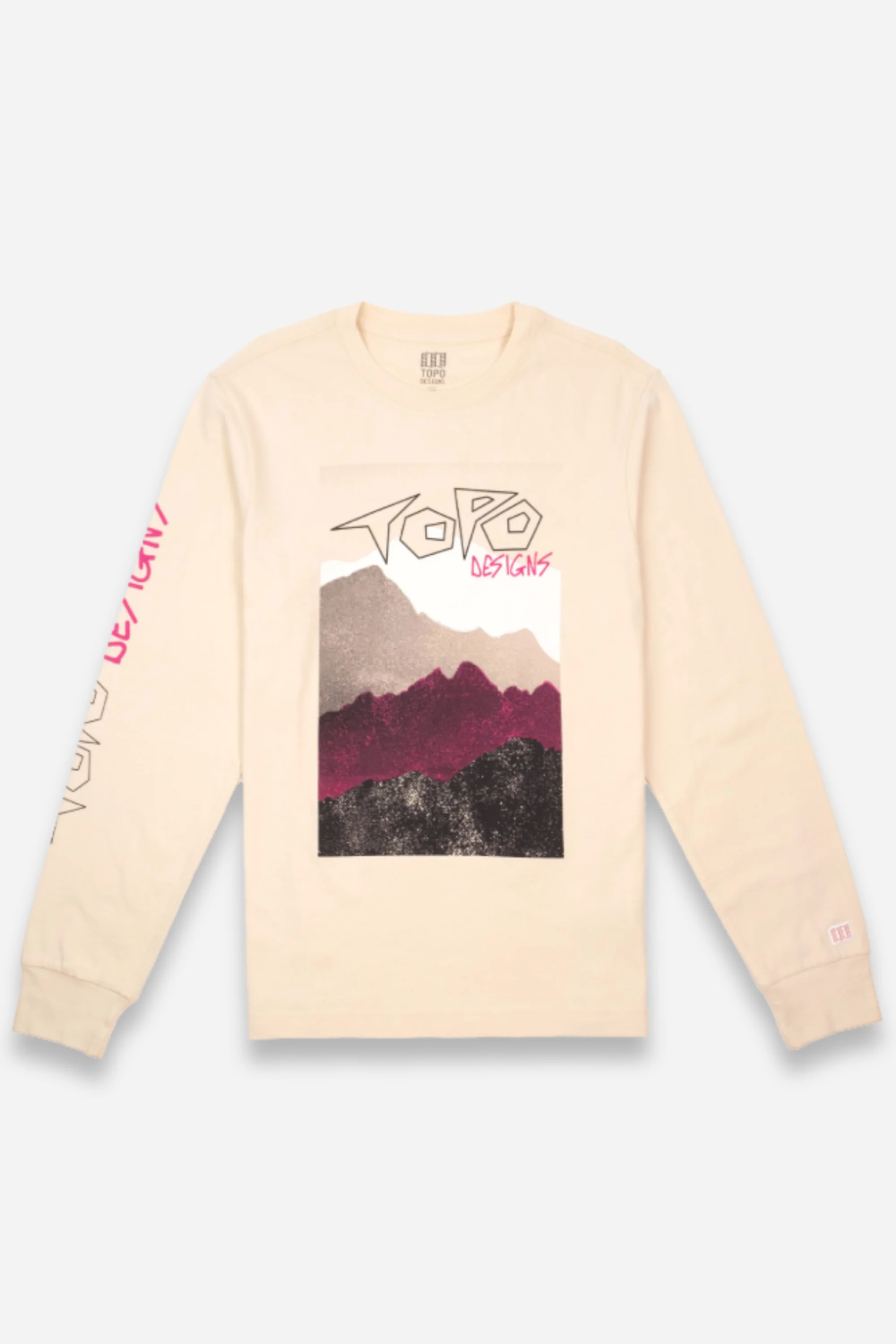 Outlook Tee L/S Mens Bone White