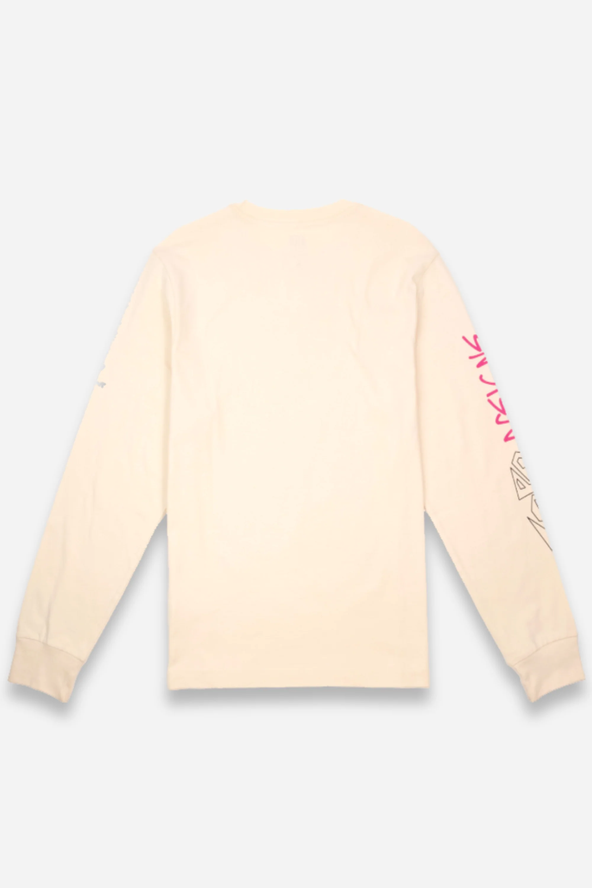 Outlook Tee L/S Mens Bone White - Image 2