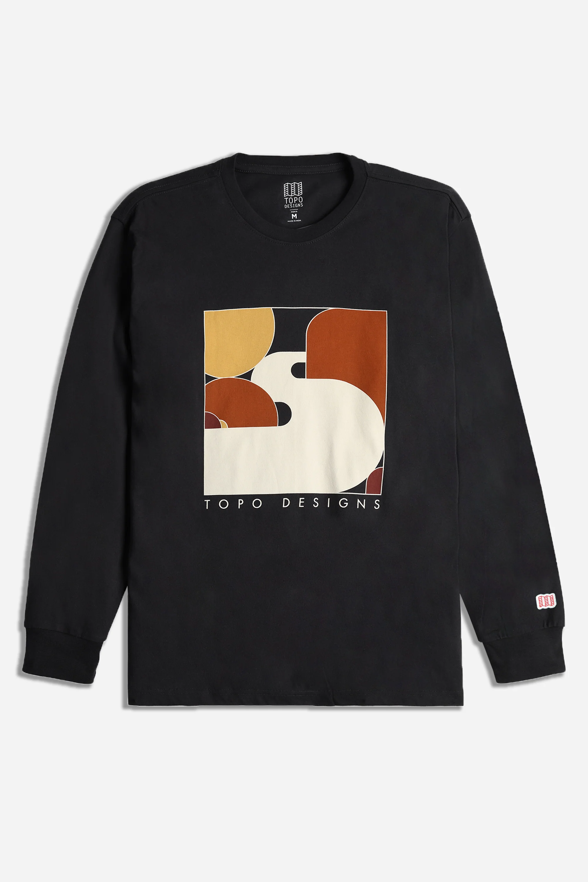 Toposcape Tee L/S Mens Black