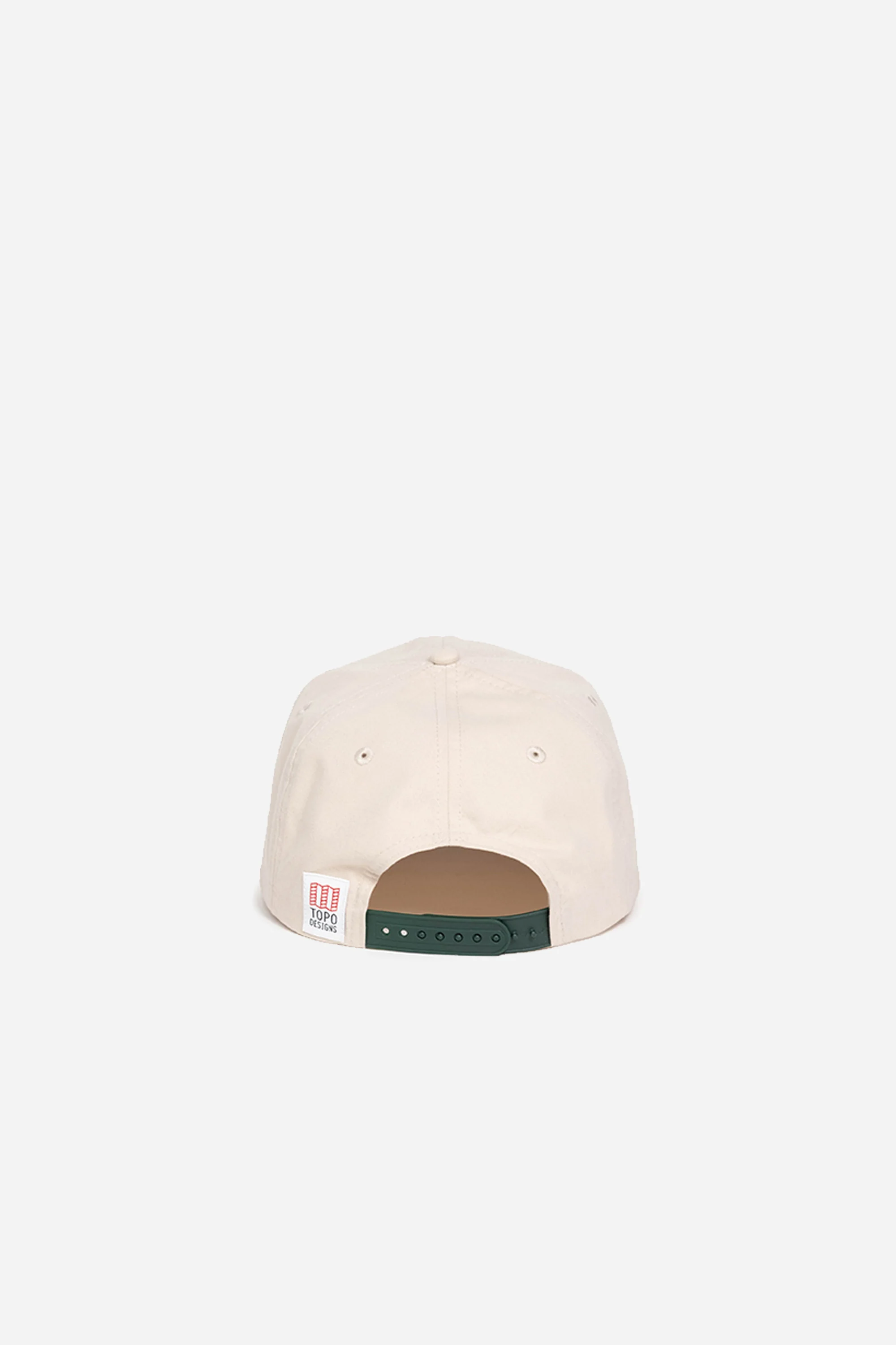 Twill Rope Cap Mountain Scene Bone White - Image 3