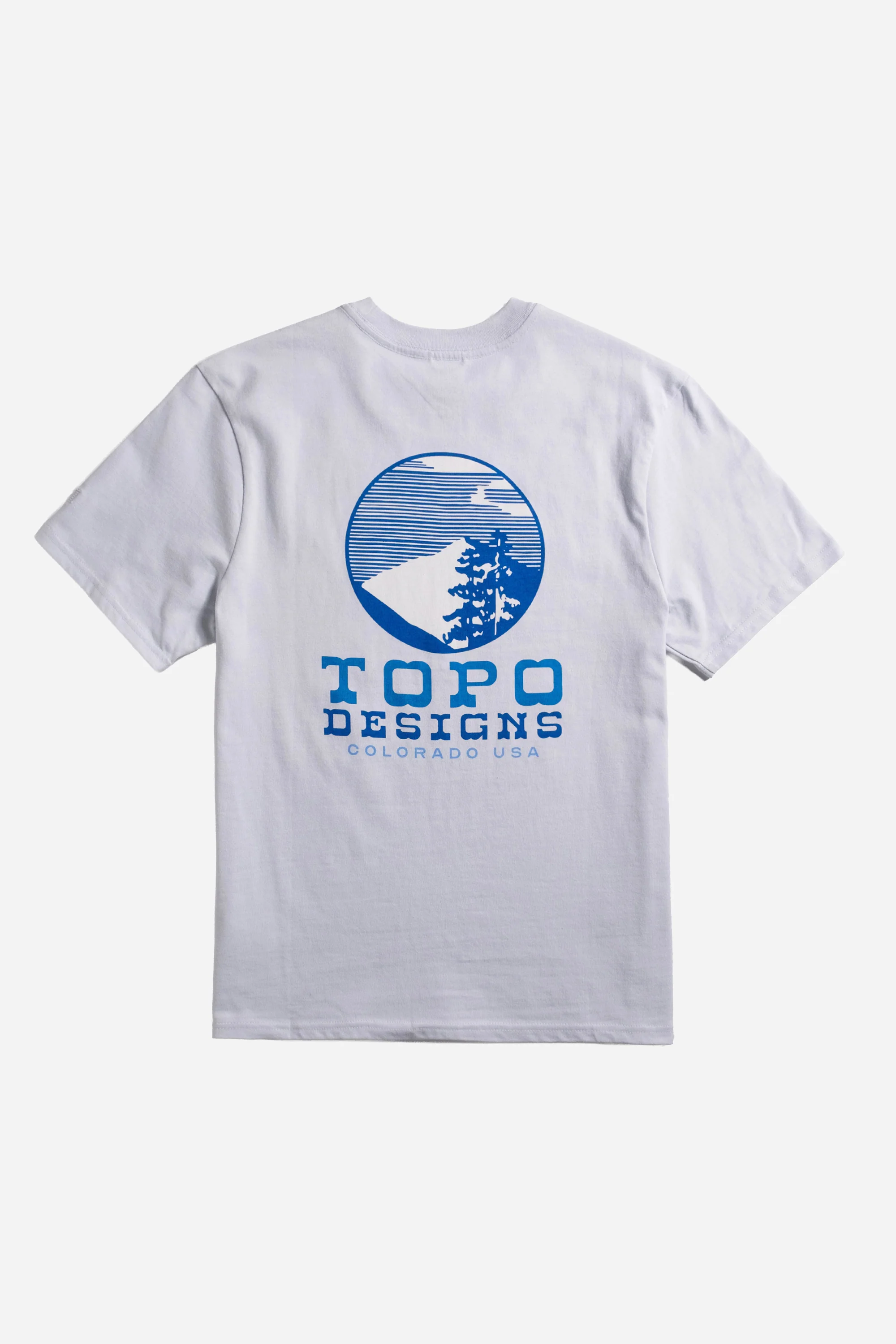 Vintage View Tee Mens Breeze Blue - Image 2